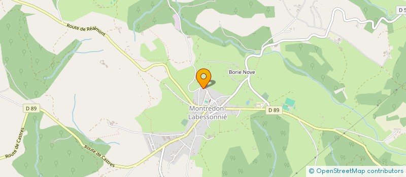 localisation de l'entreprise MONSIEUR JEROME CAPMAN  MONTREDON-LABESSONNIE
