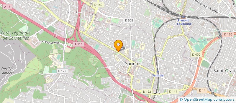 localisation de l'entreprise MONSIEUR JEROME CARBILLET  SANNOIS