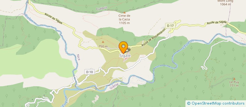 localisation de l'entreprise MONSIEUR JEROME CARLIER  SIGALE