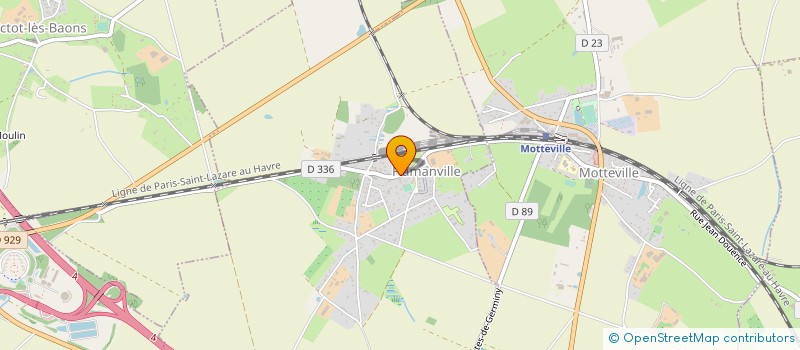 localisation de l'entreprise MONSIEUR JEROME CARON à FLAMANVILLE