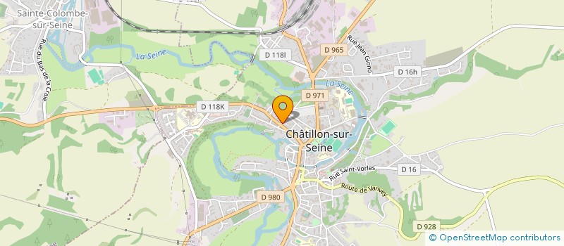 localisation de l'entreprise MONSIEUR JEROME CARPENTIER à CHATILLON-SUR-SEINE