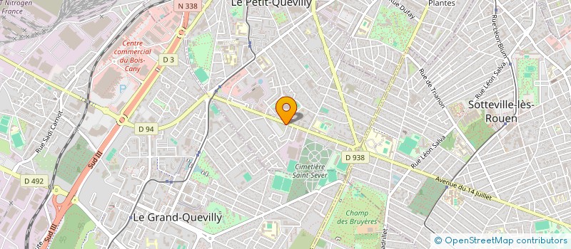 localisation de l'entreprise MONSIEUR JEROME CARPENTIER  LE PETIT-QUEVILLY