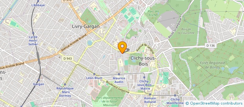 localisation de l'entreprise MONSIEUR JEROME CARPIN à CLICHY-SOUS-BOIS