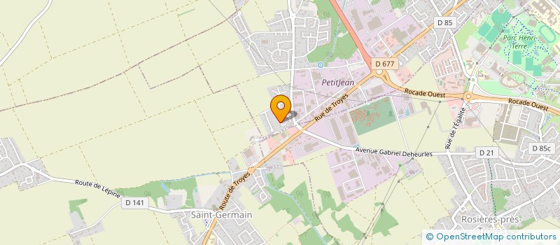 localisation de l'entreprise MONSIEUR JEROME CARRE  SAINT-ANDRE-LES-VERGERS