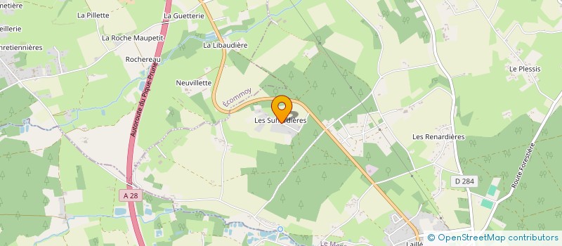 localisation de l'entreprise MONSIEUR JEROME CARREAU  MARIGNE LAILLE