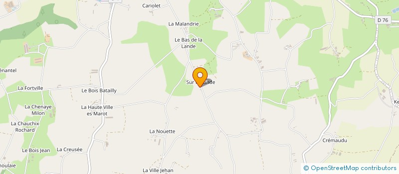 localisation de l'entreprise MONSIEUR JEROME CARRO à LE MENE