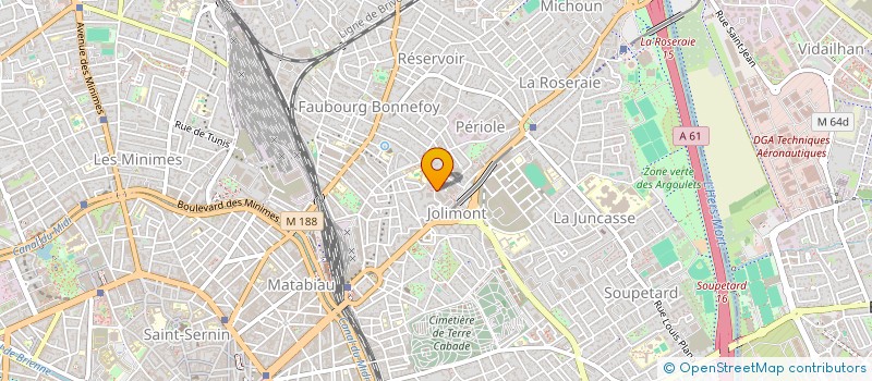 localisation de l'entreprise MONSIEUR JEROME CASTILLON à TOULOUSE