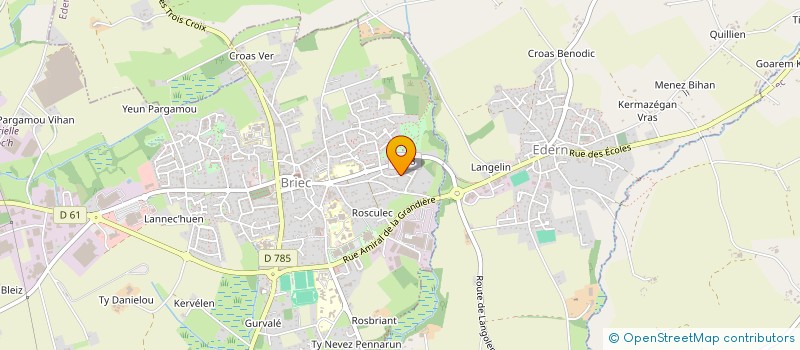 localisation de l'entreprise MONSIEUR JEROME CATAYE-ARAYE  BRIEC