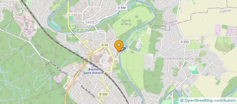 localisation de l'entreprise MONSIEUR JEROME CATHERINE  QUINCY-SOUS-SENART