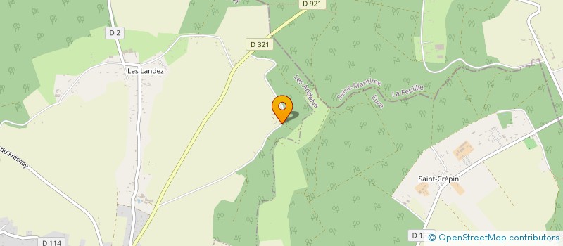 localisation de l'entreprise MONSIEUR JEROME CAUCHOIX  LE TRONQUAY