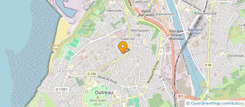 localisation de l'entreprise MONSIEUR JEROME CAUX  OUTREAU