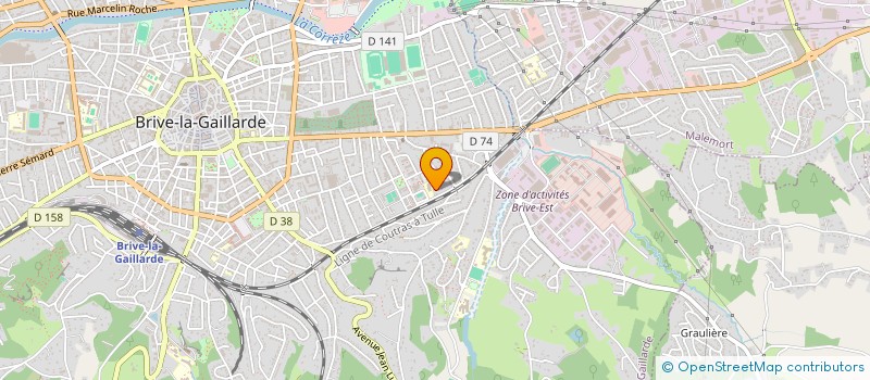 localisation de l'entreprise MONSIEUR JEROME CAYROL  BRIVE-LA-GAILLARDE