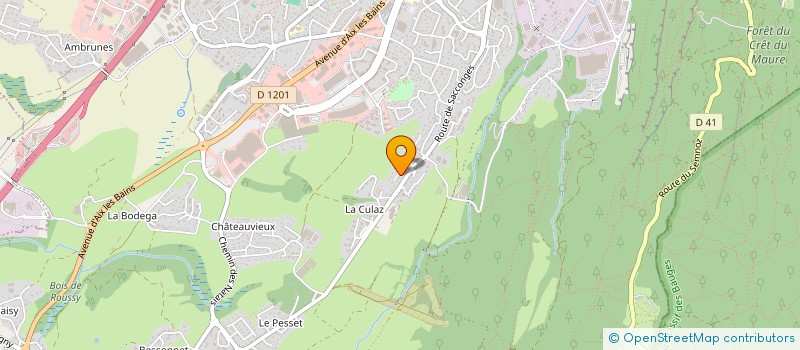 localisation de l'entreprise MONSIEUR JEROME CAZADE à ANNECY