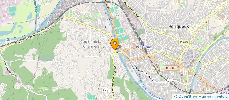 localisation de l'entreprise MONSIEUR JEROME CAZALETS  COULOUNIEIX-CHAMIERS