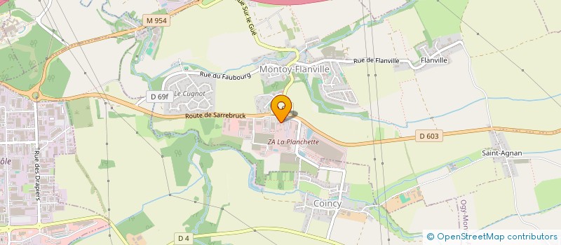 localisation de l'entreprise MONSIEUR JEROME CAZEAUX  OGY-MONTOY-FLANVILLE