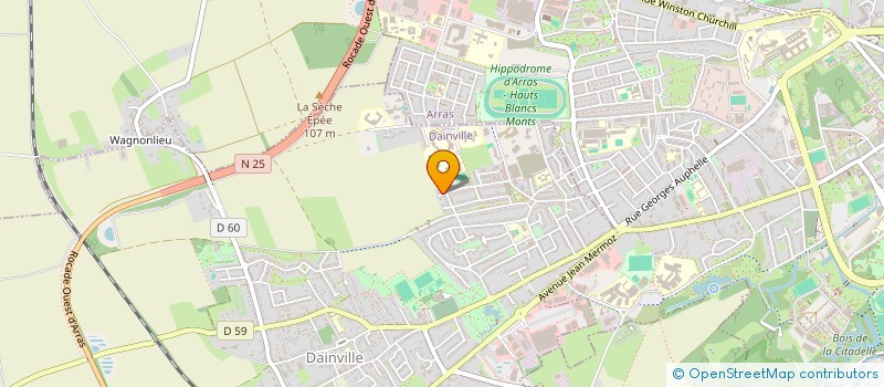 localisation de l'entreprise MONSIEUR JEROME CAZIER  DAINVILLE