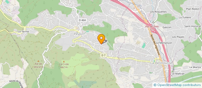 localisation de l'entreprise MONSIEUR JEROME CECILLE  PEYPIN