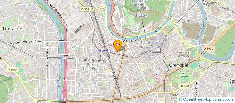 localisation de l'entreprise MONSIEUR JEROME CESBRON  GRENOBLE