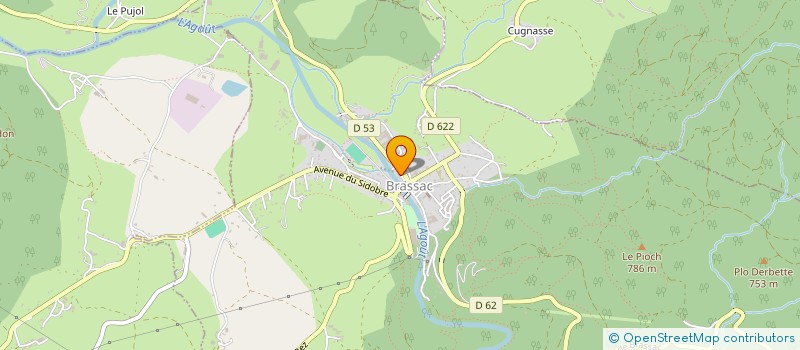 localisation de l'entreprise MONSIEUR JEROME CHABBERT  BRASSAC