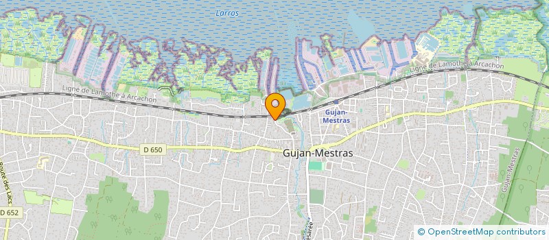 localisation de l'entreprise MONSIEUR JEROME CHABIRON  GUJAN-MESTRAS