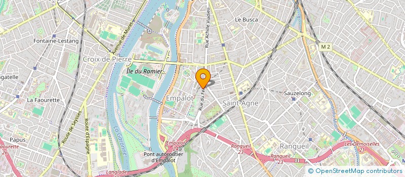 localisation de l'entreprise MONSIEUR JEROME CHABLE  TOULOUSE