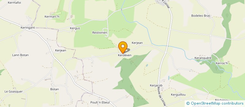localisation de l'entreprise MONSIEUR JEROME CHABOT  PLOUGUERNEVEL