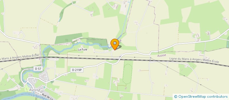 localisation de l'entreprise MONSIEUR JEROME CHAILLEU  AVOISE