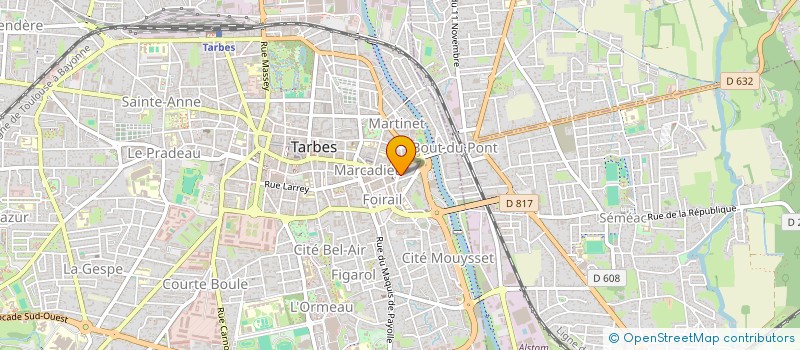 localisation de l'entreprise MONSIEUR JEROME CHALAN-LATOU  TARBES