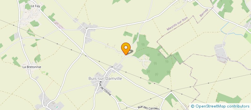 localisation de l'entreprise MONSIEUR JEROME CHALOT  MESNILS-SUR-ITON