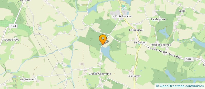 localisation de l'entreprise MONSIEUR JEROME CHAMPION  SAINT-GERMAIN-DU-BOIS