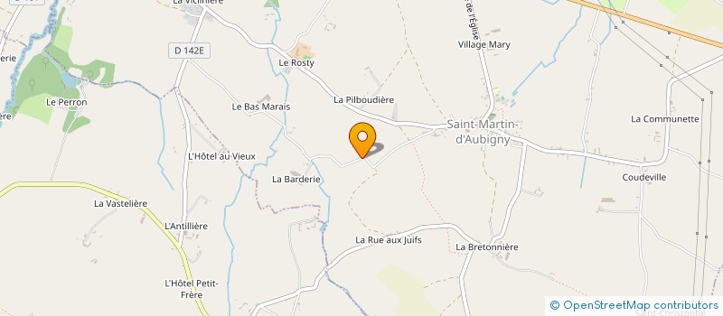 localisation de l'entreprise MONSIEUR JEROME CHAMPVALONT  SAINT-MARTIN-D'AUBIGNY