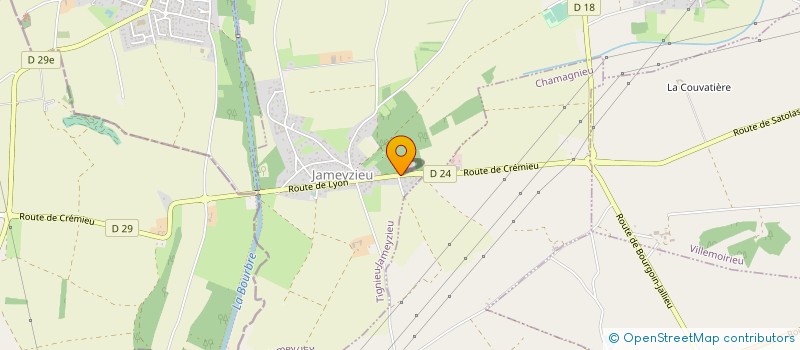 localisation de l'entreprise MONSIEUR JEROME CHANCRIN  CHARVIEU-CHAVAGNEUX