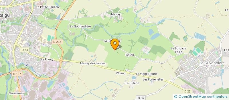 localisation de l'entreprise MONSIEUR JEROME CHARBONNEAU à MONTAIGU-VENDEE