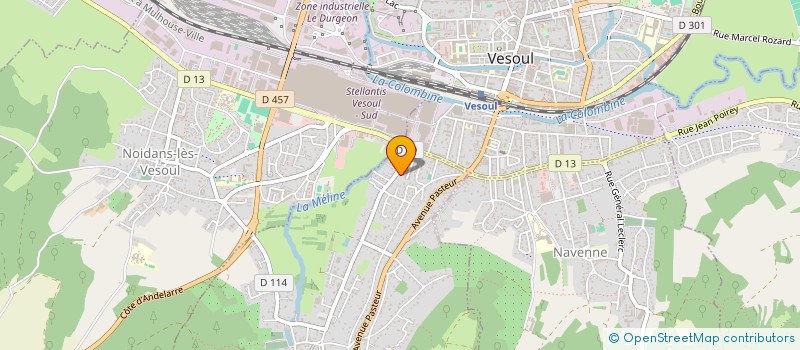 localisation de l'entreprise MONSIEUR JEROME CHARLES  NAVENNE