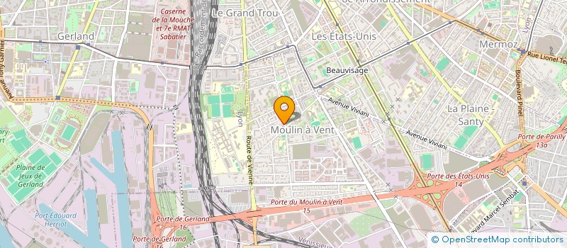 localisation de l'entreprise MONSIEUR JEROME CHARLON  VENISSIEUX