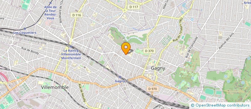 localisation de l'entreprise MONSIEUR JEROME CHARNAY  GAGNY