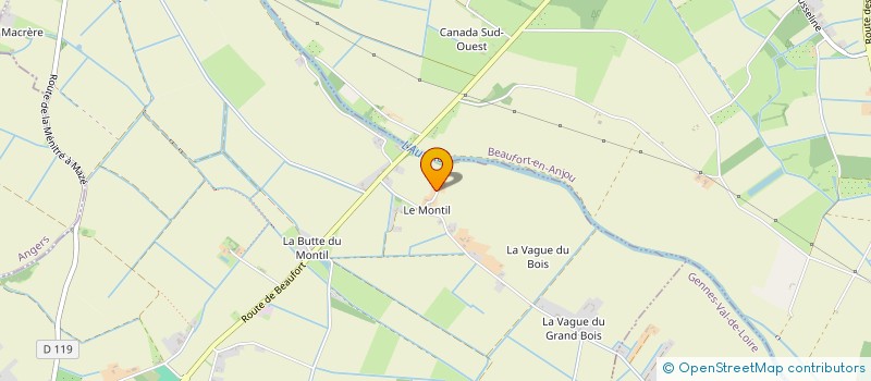 localisation de l'entreprise MONSIEUR JEROME CHARRETIER  BRISSAC LOIRE AUBANCE