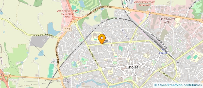 localisation de l'entreprise MONSIEUR JEROME CHARRIER à CHOLET