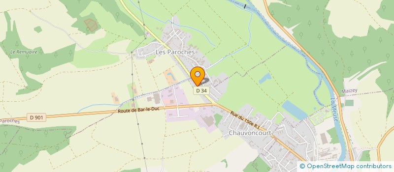 localisation de l'entreprise MONSIEUR JEROME CHARROIS à CHAUVONCOURT