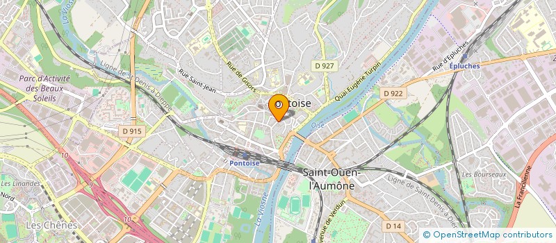 localisation de l'entreprise MONSIEUR JEROME CHARRON  PONTOISE