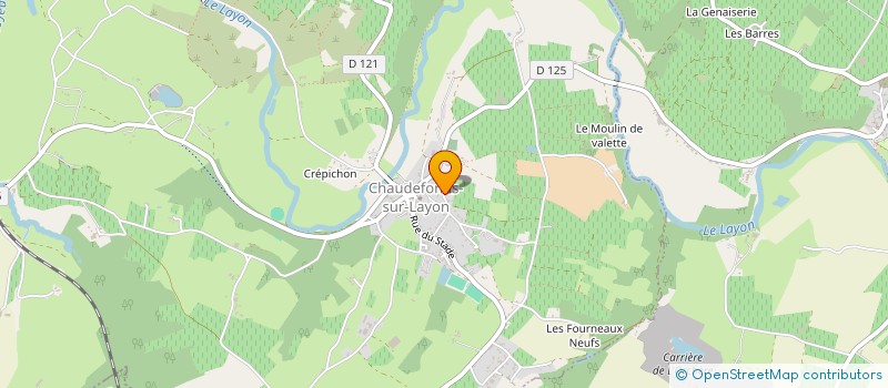 localisation de l'entreprise MONSIEUR JEROME CHARTIER  CHAUDEFONDS-SUR-LAYON