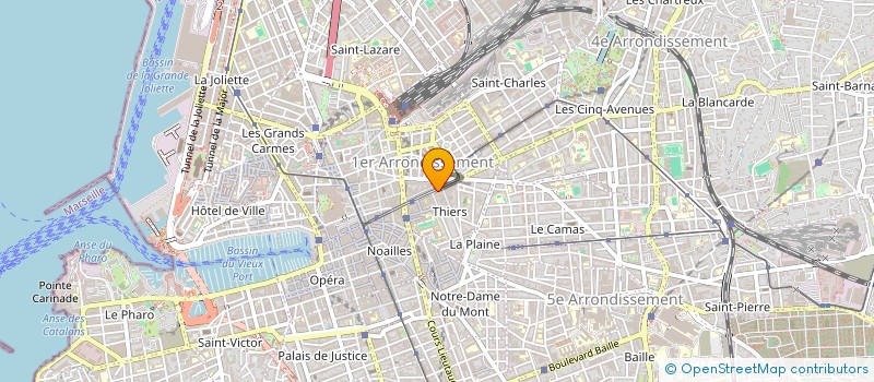 localisation de l'entreprise MONSIEUR JEROME CHARTON  MARSEILLE