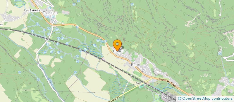 localisation de l'entreprise MONSIEUR JEROME CHARVET  CULOZ-BEON