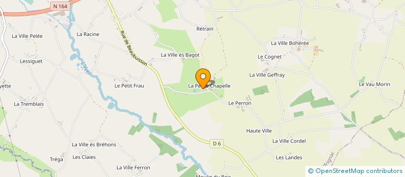 localisation de l'entreprise MONSIEUR JEROME CHASLES à MERDRIGNAC