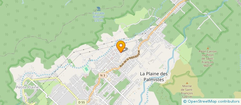 localisation de l'entreprise MONSIEUR JEROME CHASSAN  LA PLAINE-DES-PALMISTES