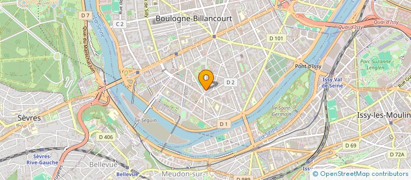 localisation de l'entreprise MONSIEUR JEROME CHAUDET à BOULOGNE-BILLANCOURT