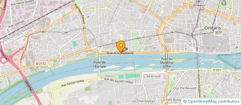 localisation de l'entreprise MONSIEUR JEROME CHAUSSON à ORLEANS