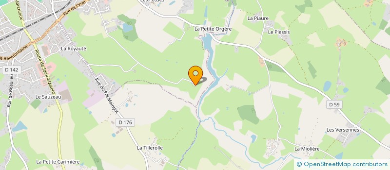 localisation de l'entreprise MONSIEUR JEROME CHAUSSONEAUX  PARTHENAY