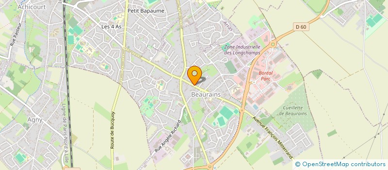 localisation de l'entreprise MONSIEUR JEROME CHAUSSOY à BEAURAINS