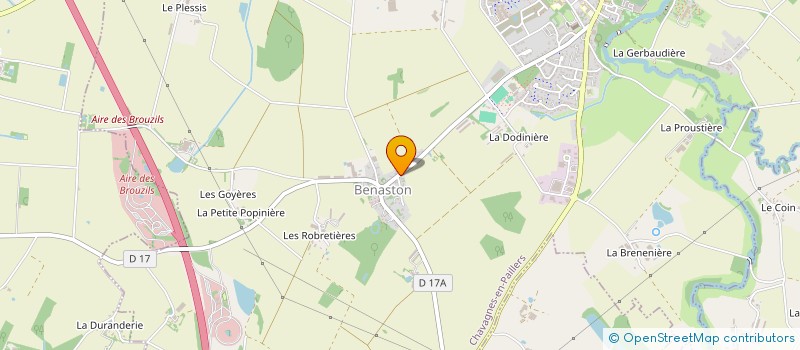 localisation de l'entreprise MONSIEUR JEROME CHAUVET à CHAVAGNES-EN-PAILLERS